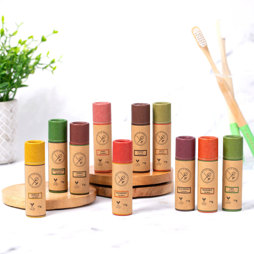 Natural Vegan Lip Balm - 11g Paper Tube