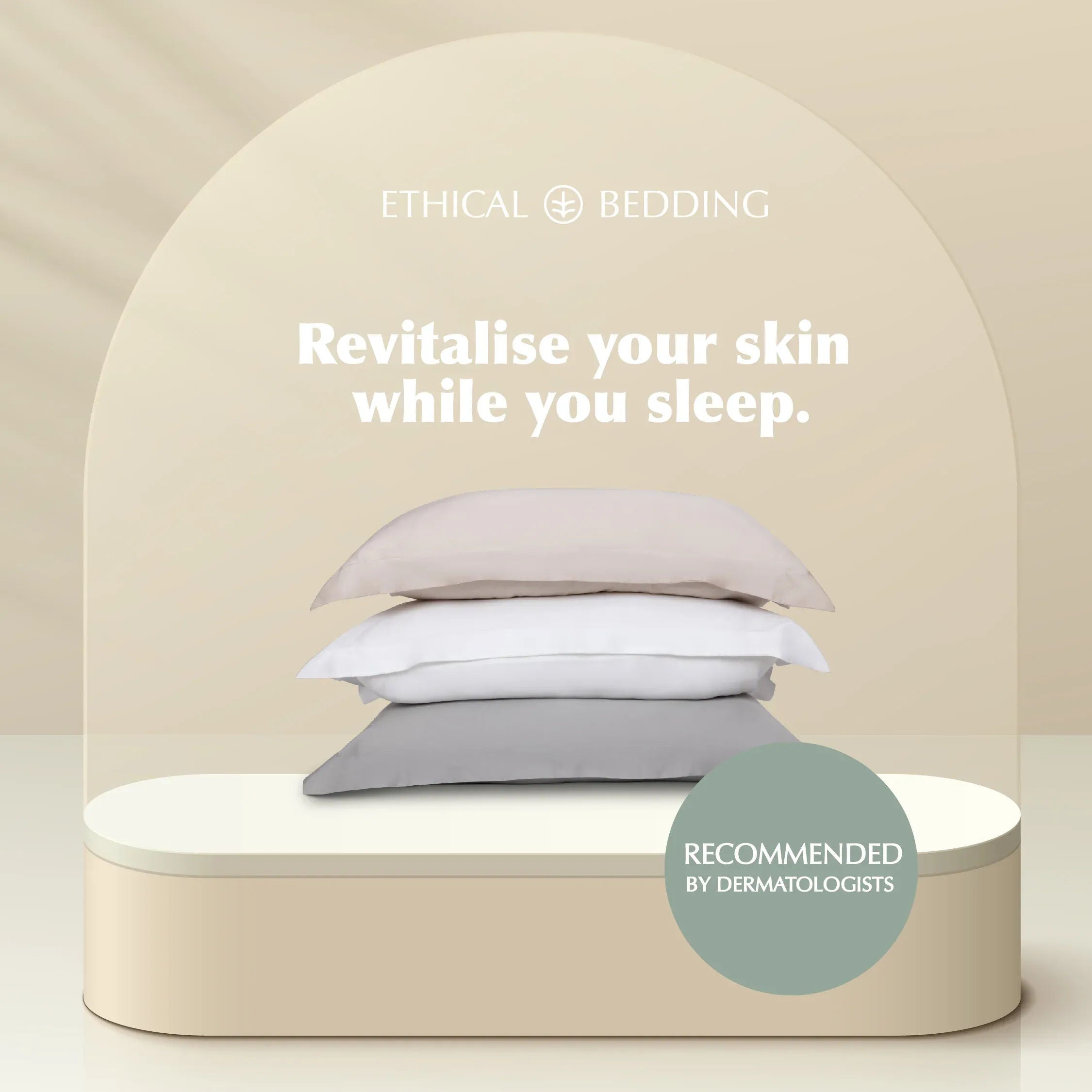 Eucalyptus Silk Pillowcase Pair in White (Best Seller)