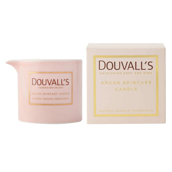 Organic Argan Skincare Candle, Orange & Frankincense 180g | Intensely Nourishing Body Treatment
