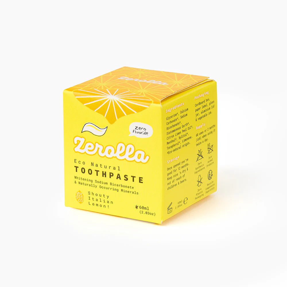 Eco Natural Toothpaste 60ml - Italian Lemon