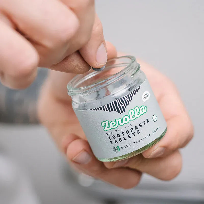 Eco Natural Toothpaste Tablets 100 tabs - Wild Charcoal
