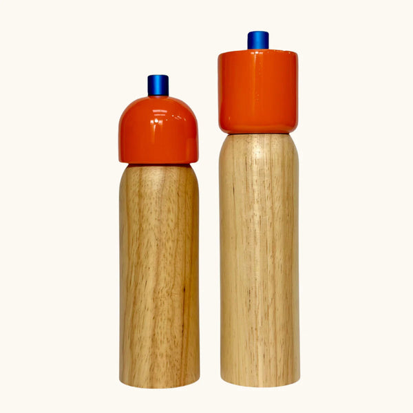 Salt/Pepper Grinder - Orange & Blue