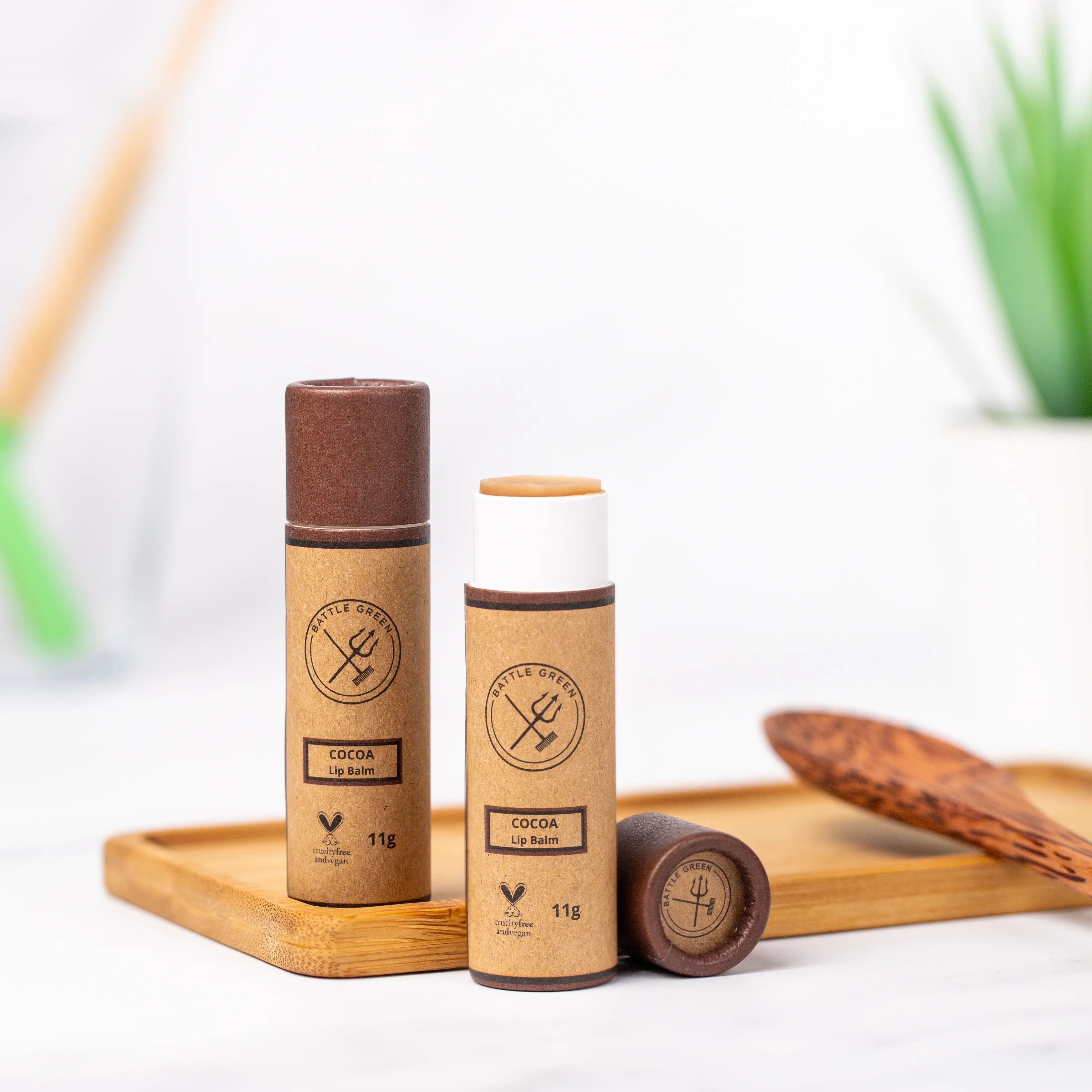 Natural Vegan Lip Balm - 11g Paper Tube