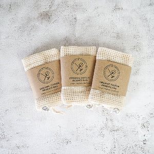 Organic Cotton Reusable Produce Bags