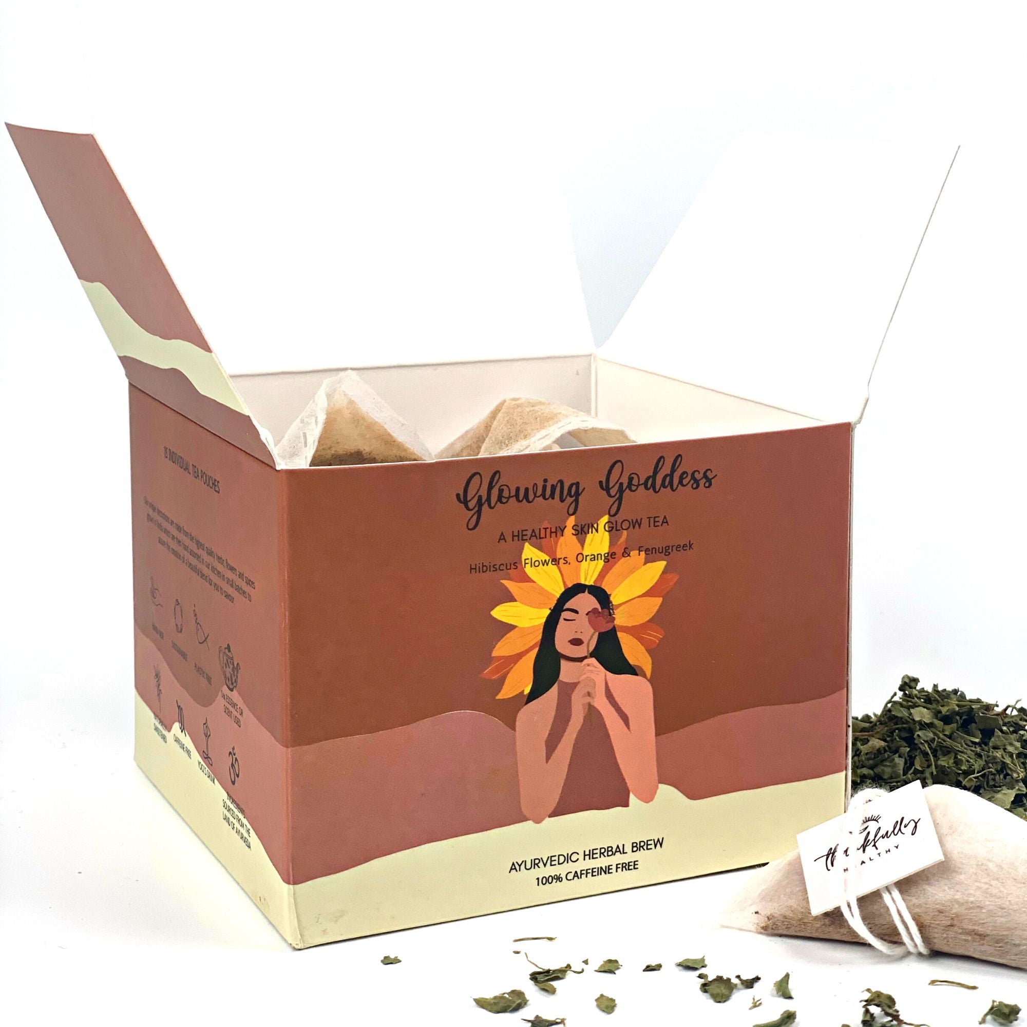 Glowing Goddess Tea - Hibiscus, Orange & Fenugreek