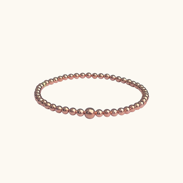 Solid Copper Healing Ankle Bracelet / Anklet  | Raw Copper Beads | Arthritis & Joint Support