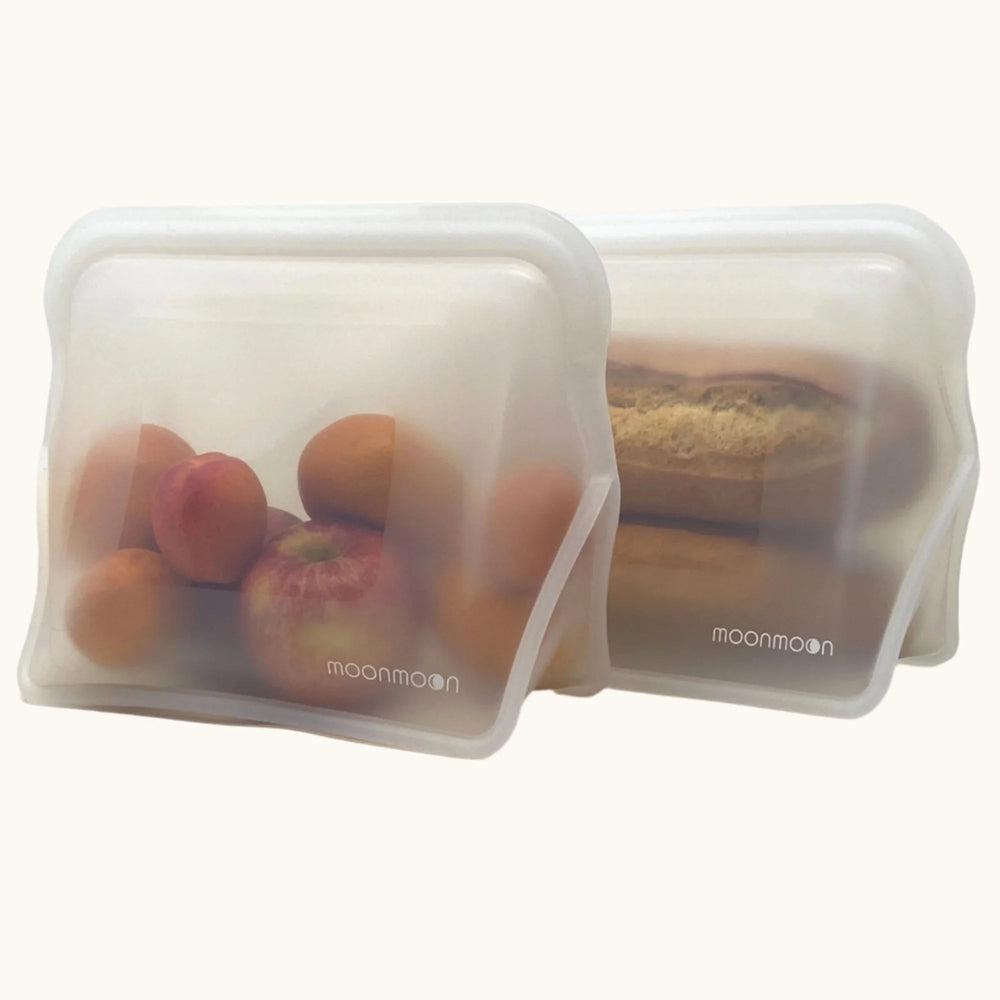 Extra Large Reusable Silicone Food Bags x2 1500ml