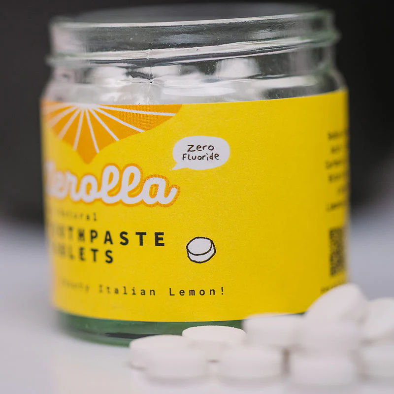 Eco Natural Toothpaste Tablets 100 tabs - Italian Lemon