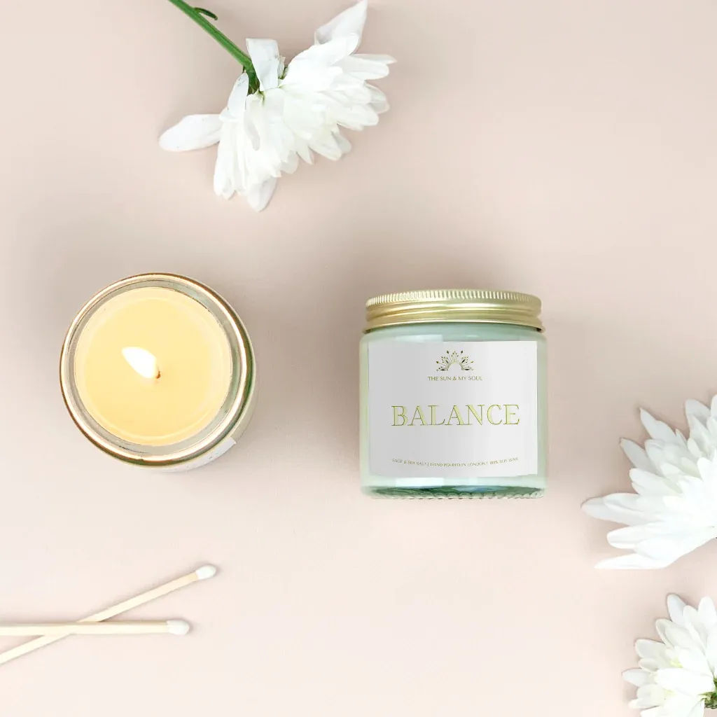 Balance - Sage Sea Salt Scented Soy Candle