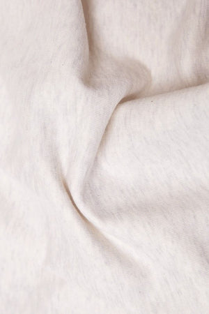 Organic Cotton Oversized Sweater - Snow Grey Heather