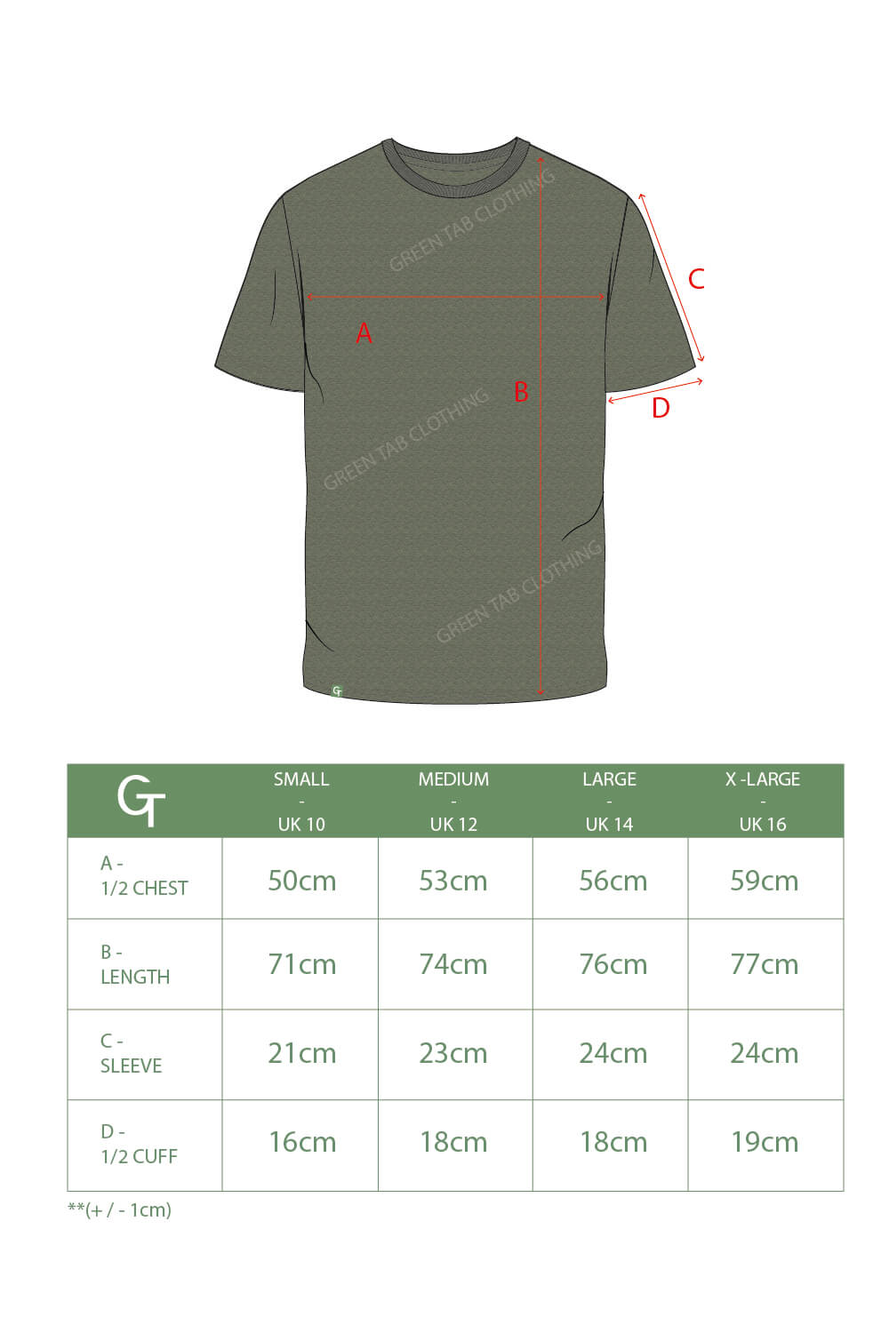 ORGANIC COTTON REGULAR FIT T-SHIRT - KHAKI GREEN HEATHER