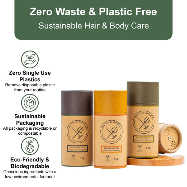 Natural Dry Shampoo Powder - 55g