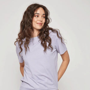 Organic Cotton Regular Fit T-Shirt - Pale Lavender