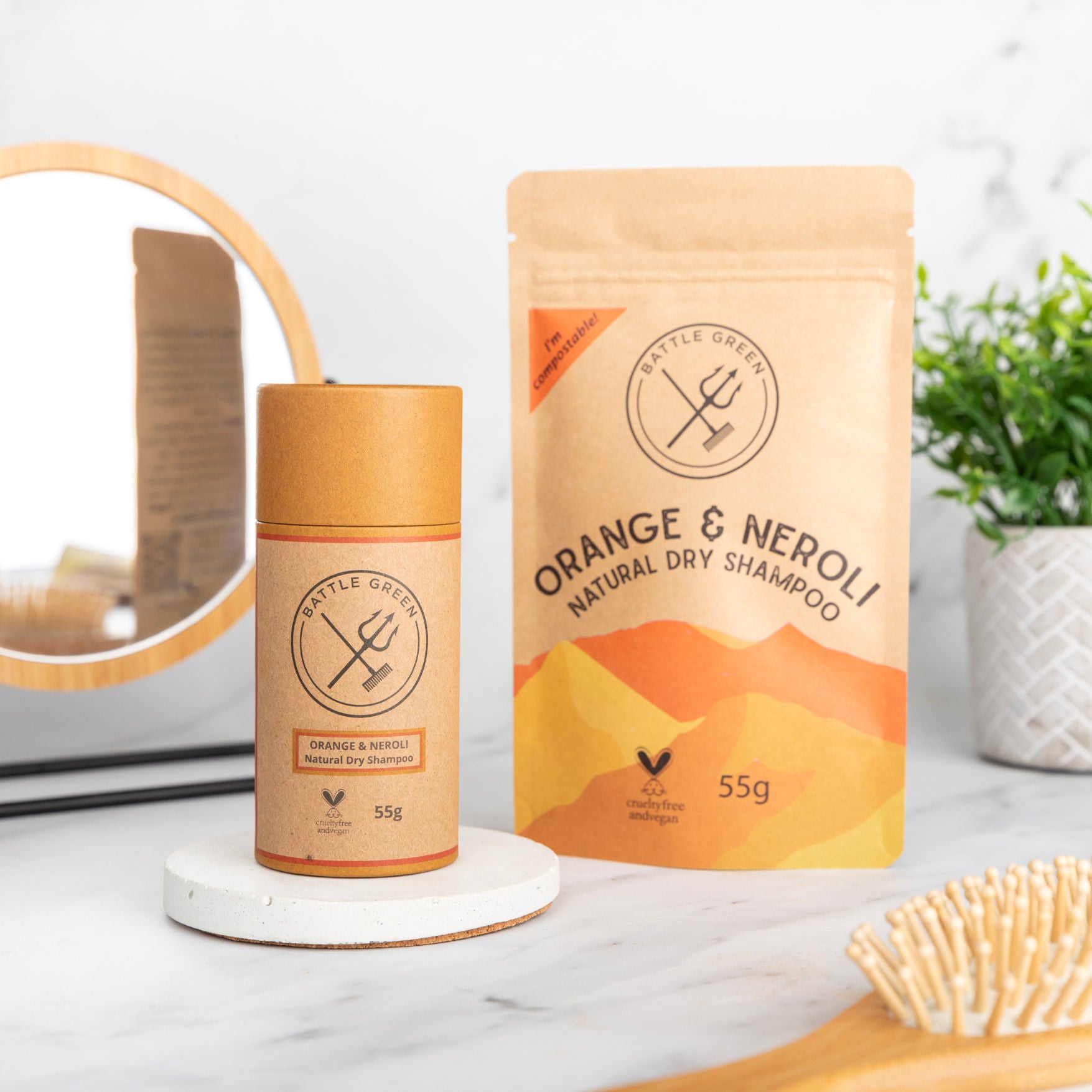 Natural Dry Shampoo Powder - 55g