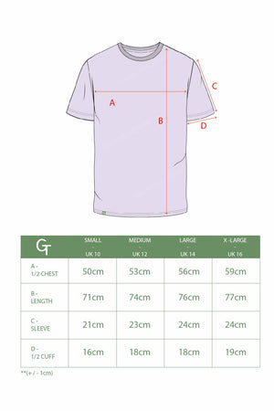 Organic Cotton Regular Fit T-Shirt - Pale Lavender