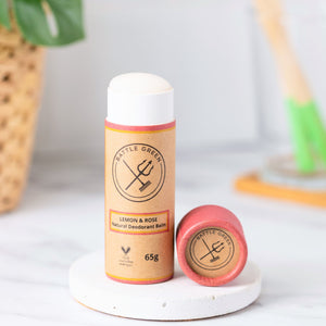 Natural Vegan Deodorant - 65g Paper Tube
