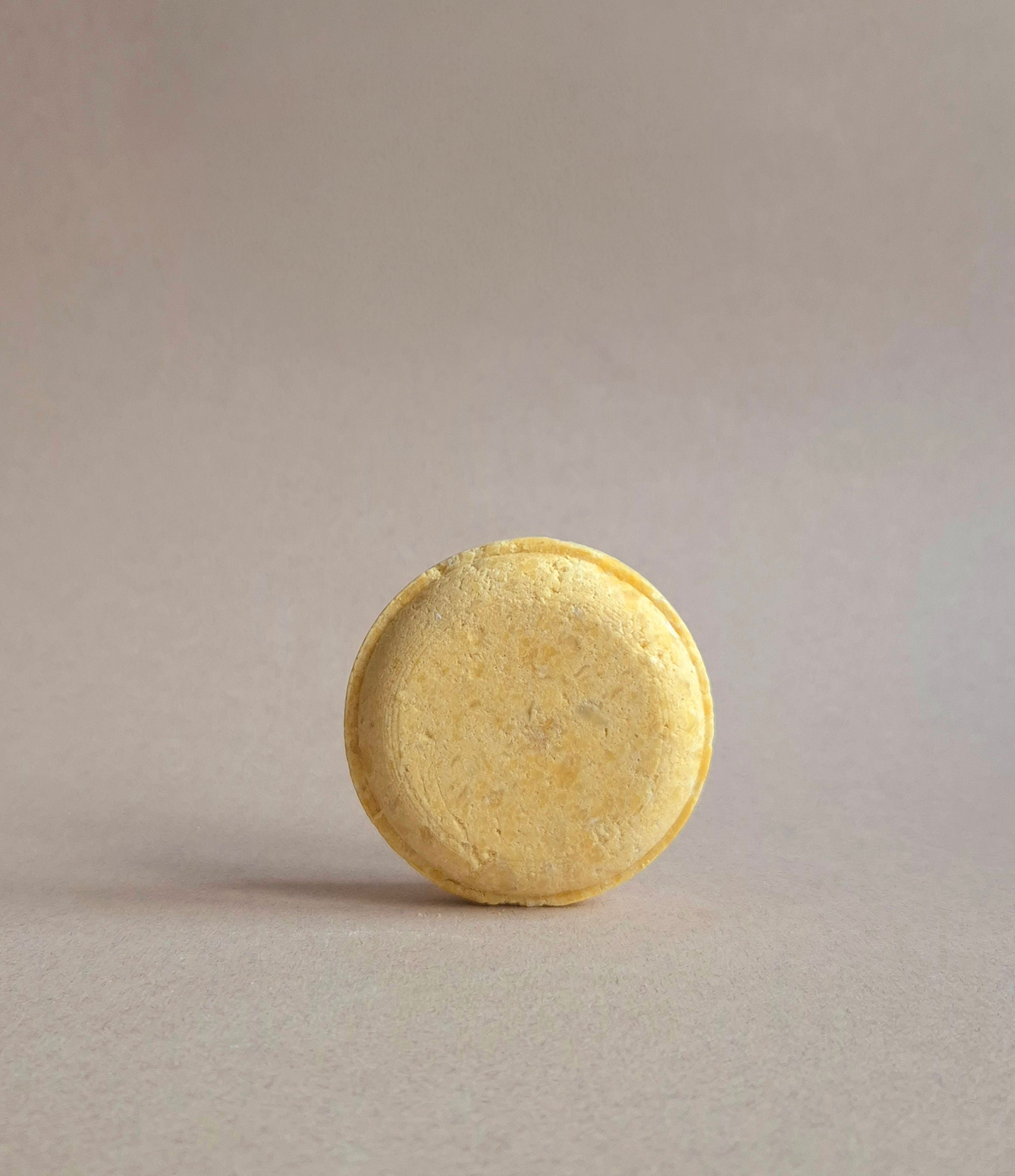 Vegan Solid Shampoo Bar with Argan Oil, Brazilian Yellow Clay and Lemon