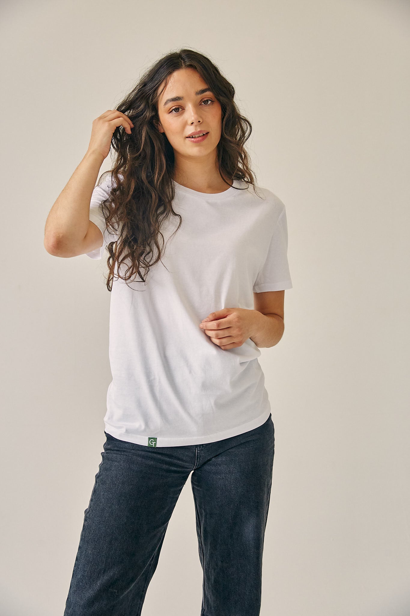 ORGANIC COTTON REGULAR FIT T-SHIRT - WHITE