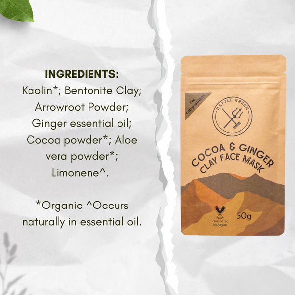 Natural Clay Face Mask - 50g