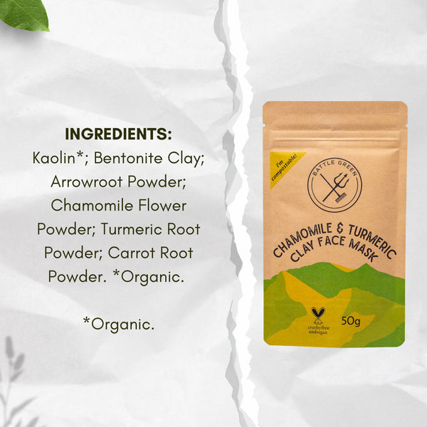 Natural Clay Face Mask - 50g