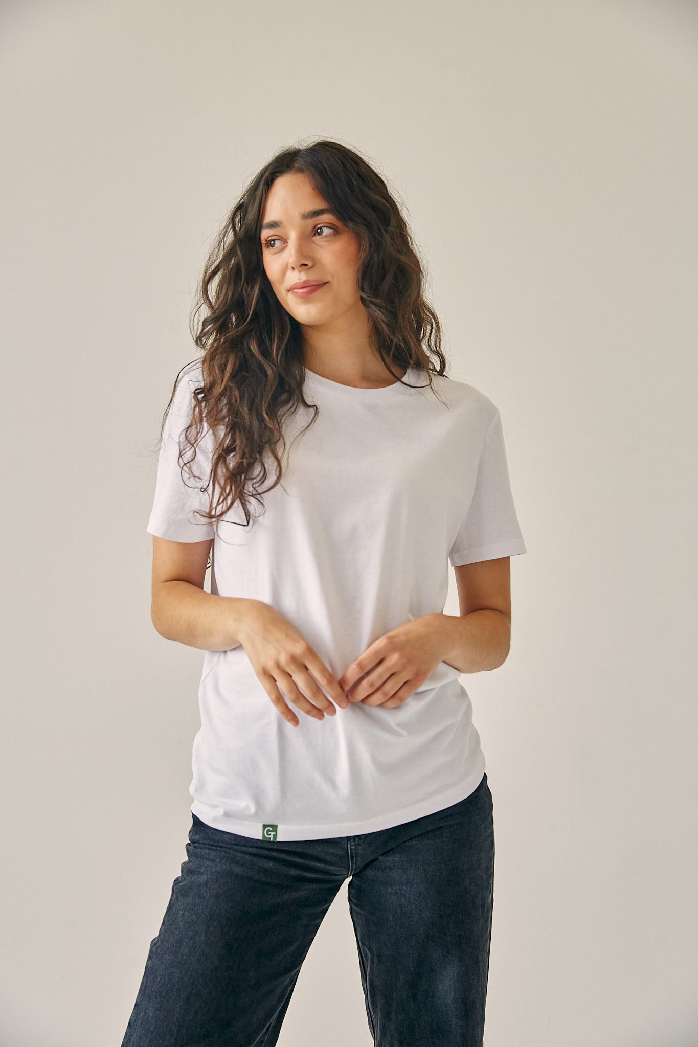 ORGANIC COTTON REGULAR FIT T-SHIRT - WHITE