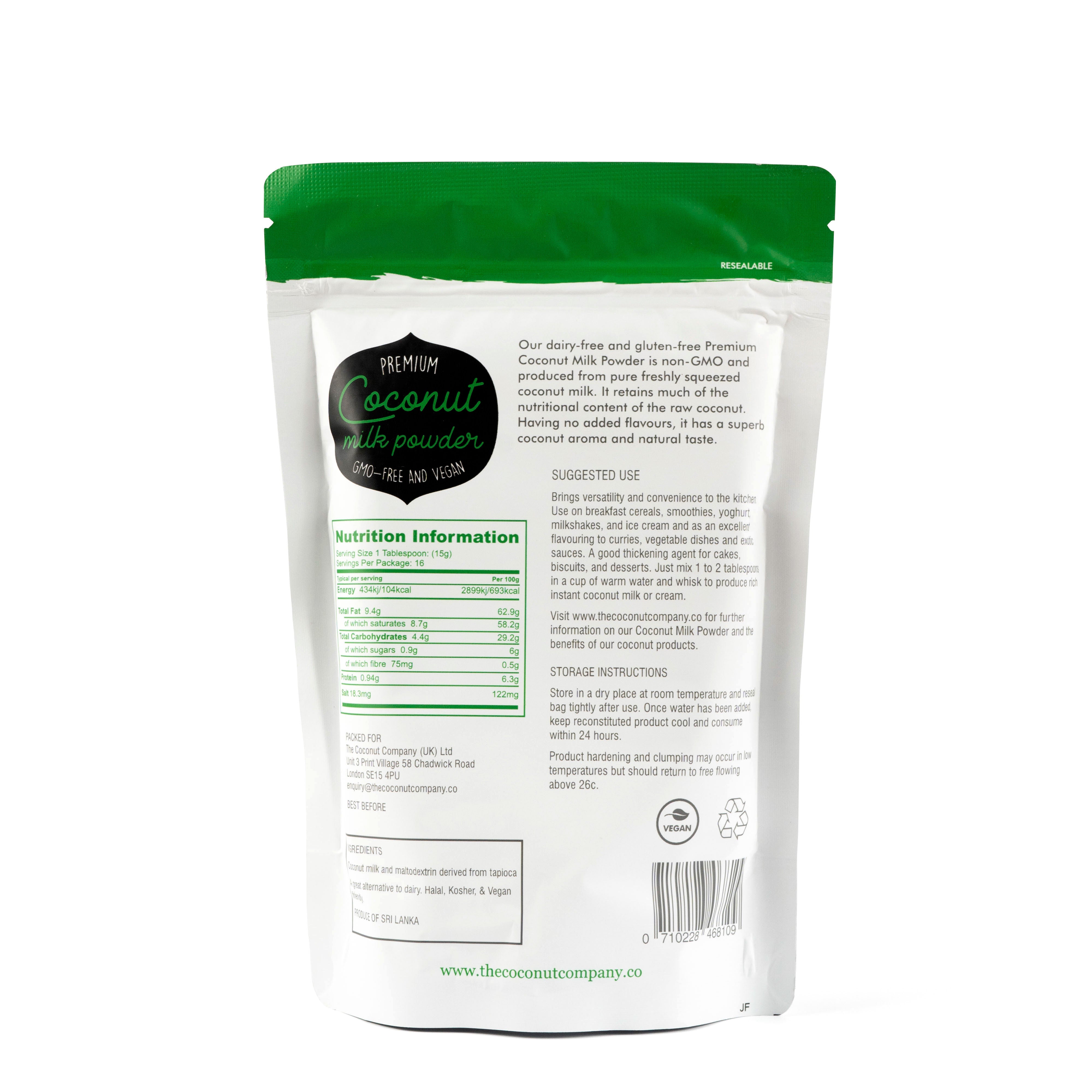 Dairy-free Coconut Milk Powder - 250g