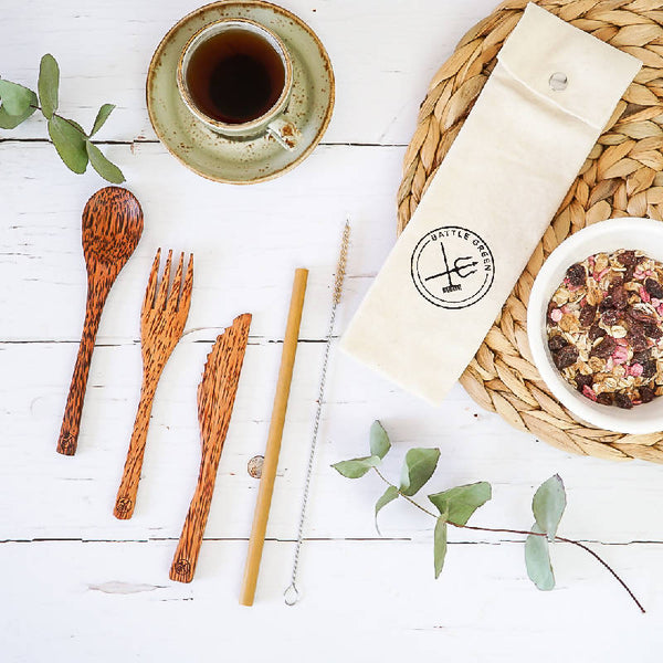 Reusable Wooden Cutlery Sets