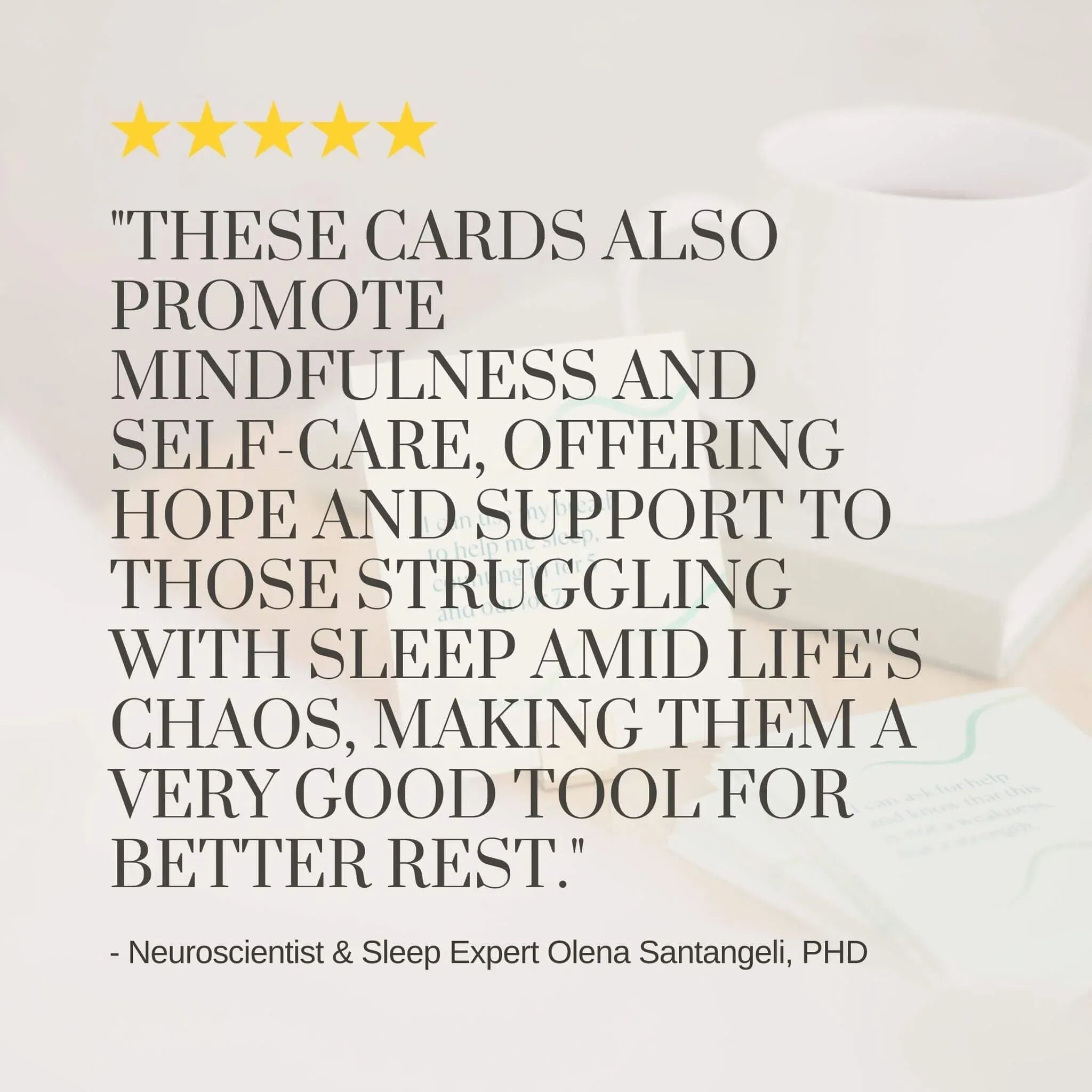 Sleep Affirmation Cards