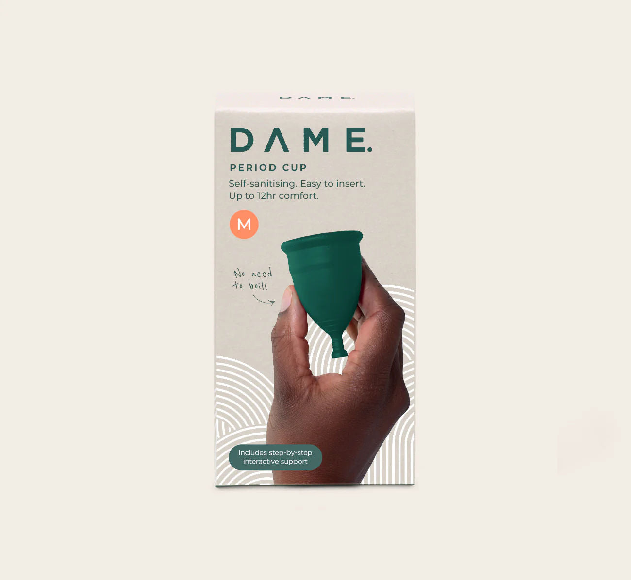 DAME - Menstrual Cup (DAME self-sanitising Period Cup): M