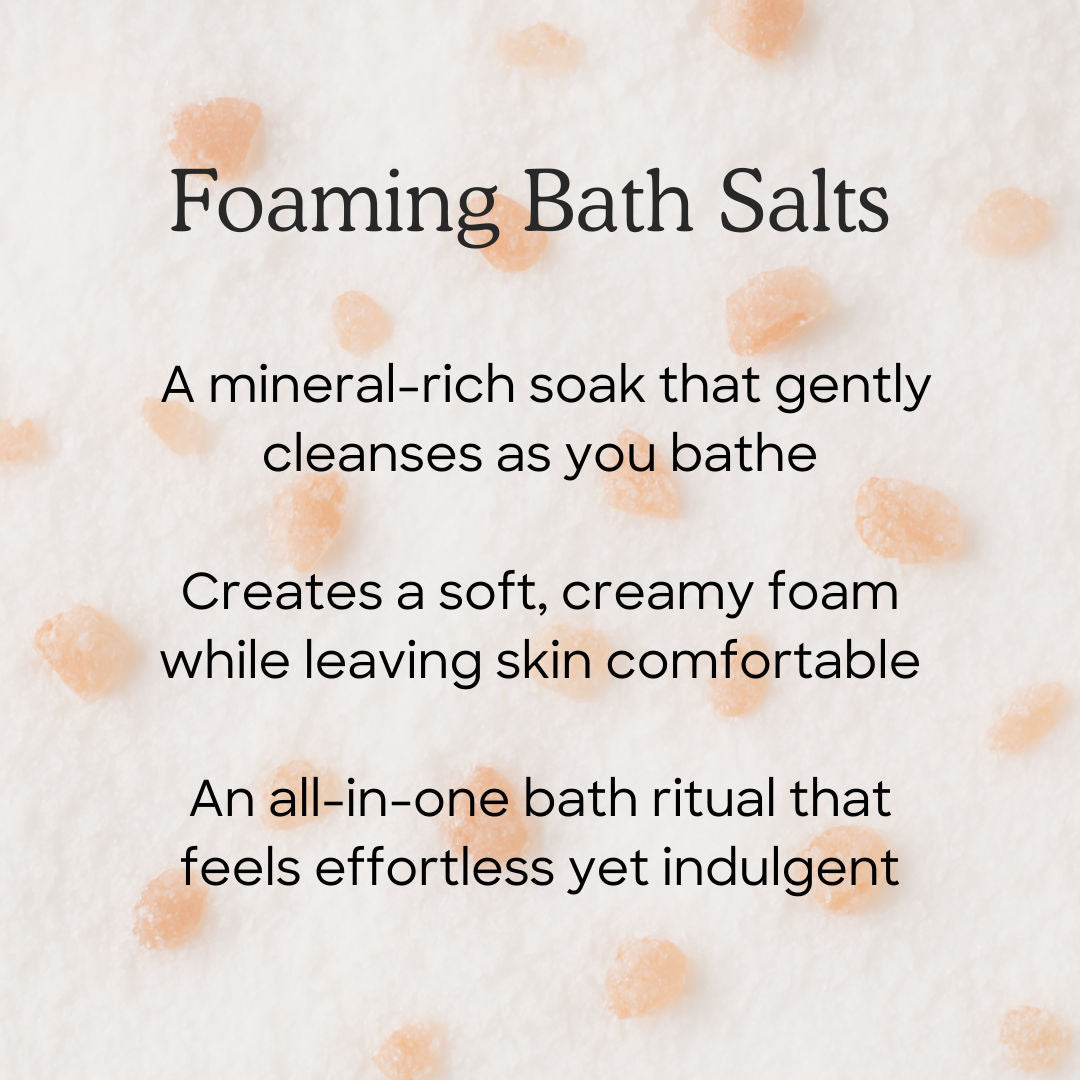 Balancing Foaming Bath Salts