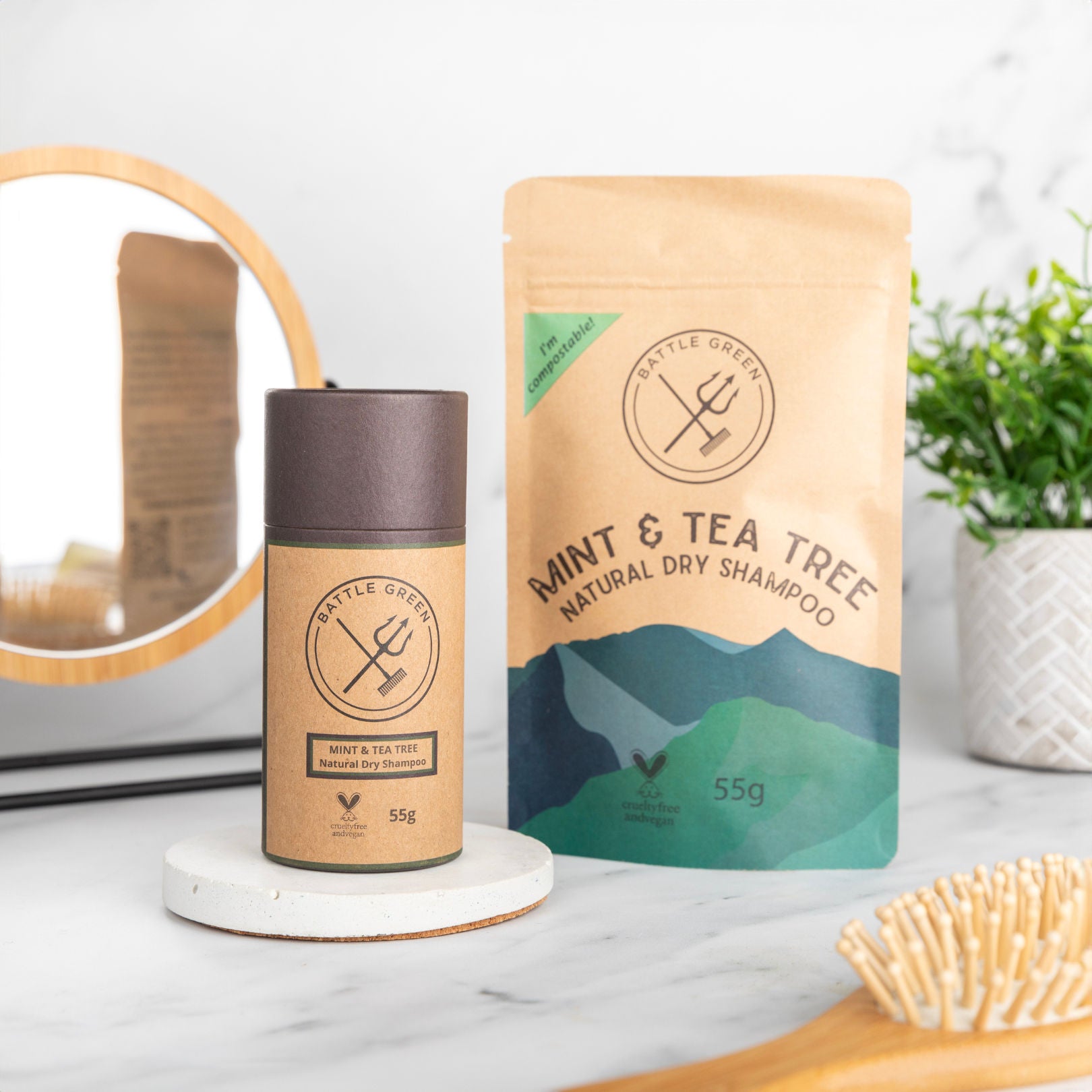 Natural Dry Shampoo Powder - 55g