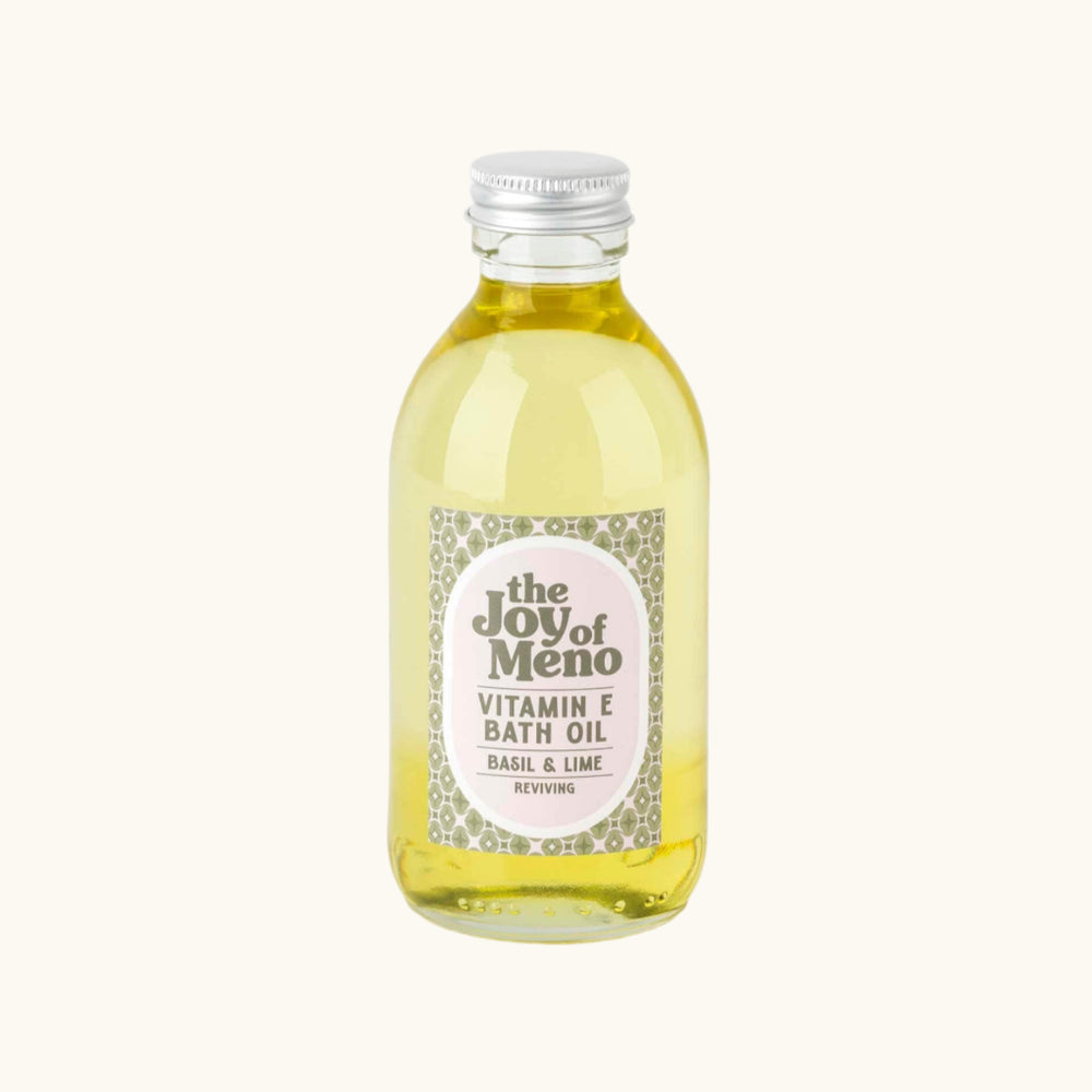 Natural Bath Oil ~ Vitamin E with Zesty Lime & Basil