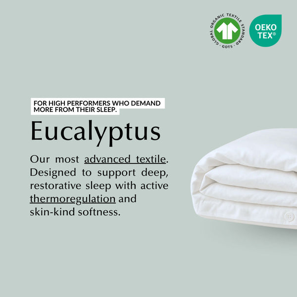 Cool & Comfy Silk Duvet Cover (Eucalyptus)