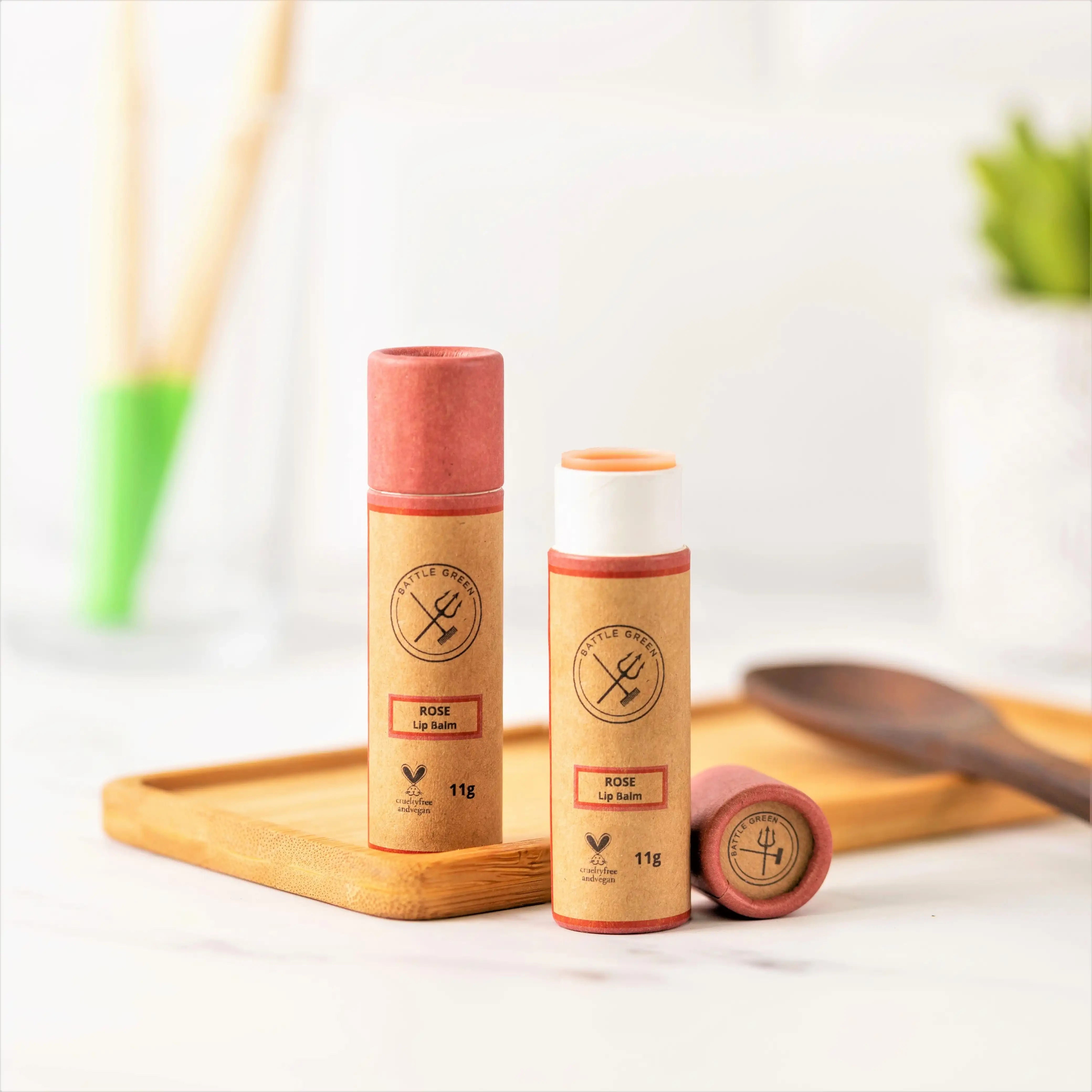Natural Vegan Lip Balm - 11g Paper Tube