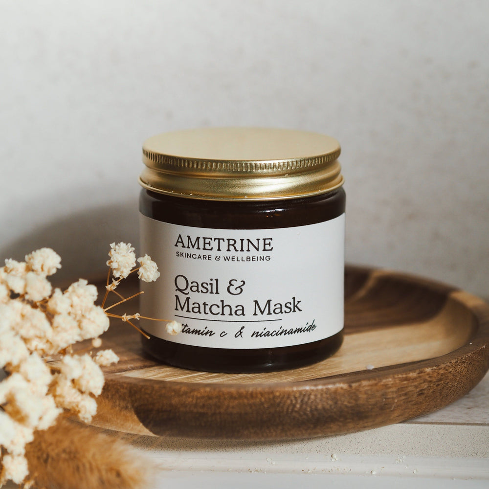 Qasil & Matcha Mask