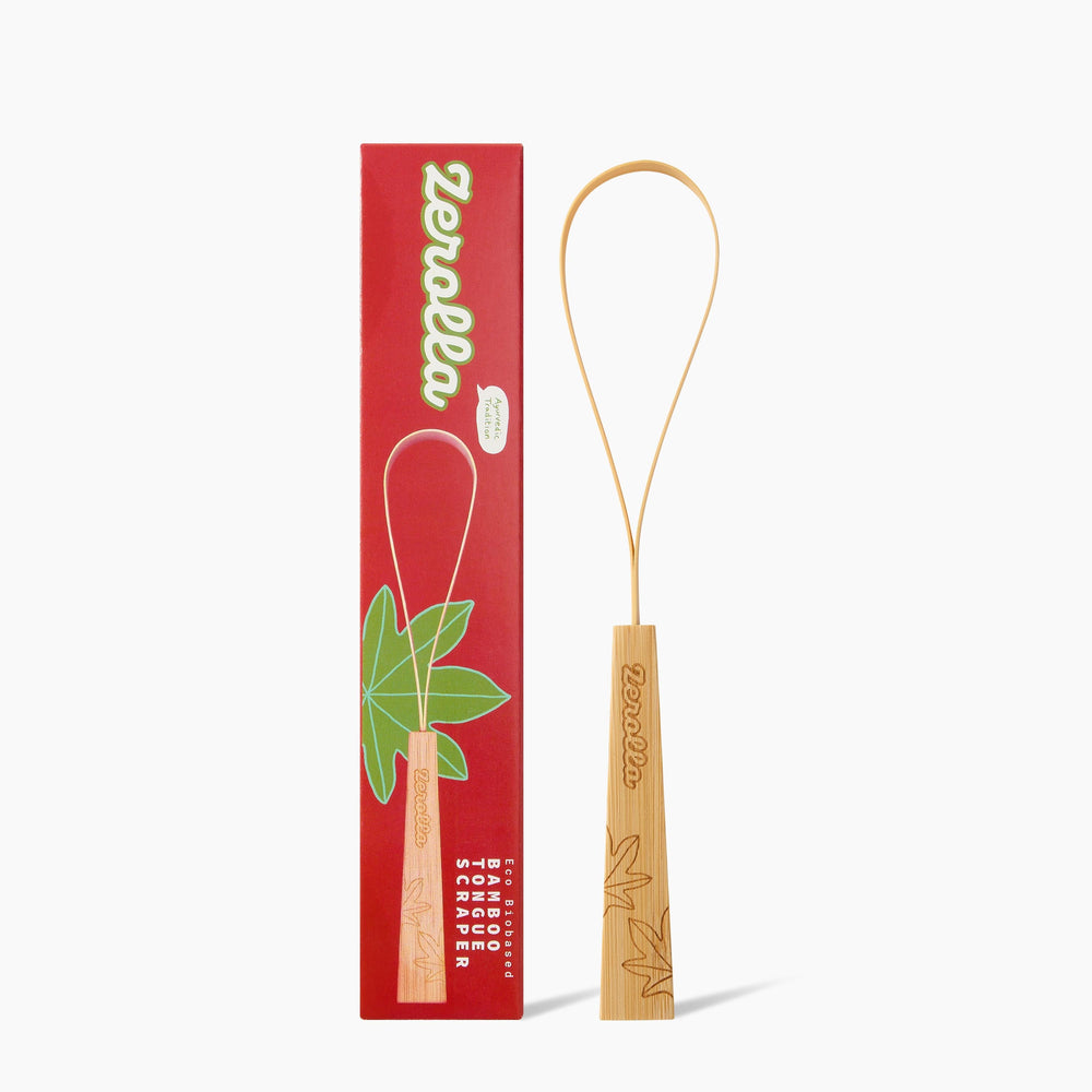 Eco Biobased Bamboo Tongue Scraper