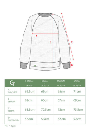 Organic Cotton Oversized Sweater - Snow Grey Heather