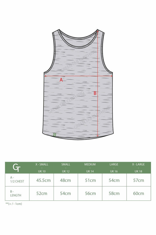 Organic Cotton Cropped Tank Top - Light Grey Heather