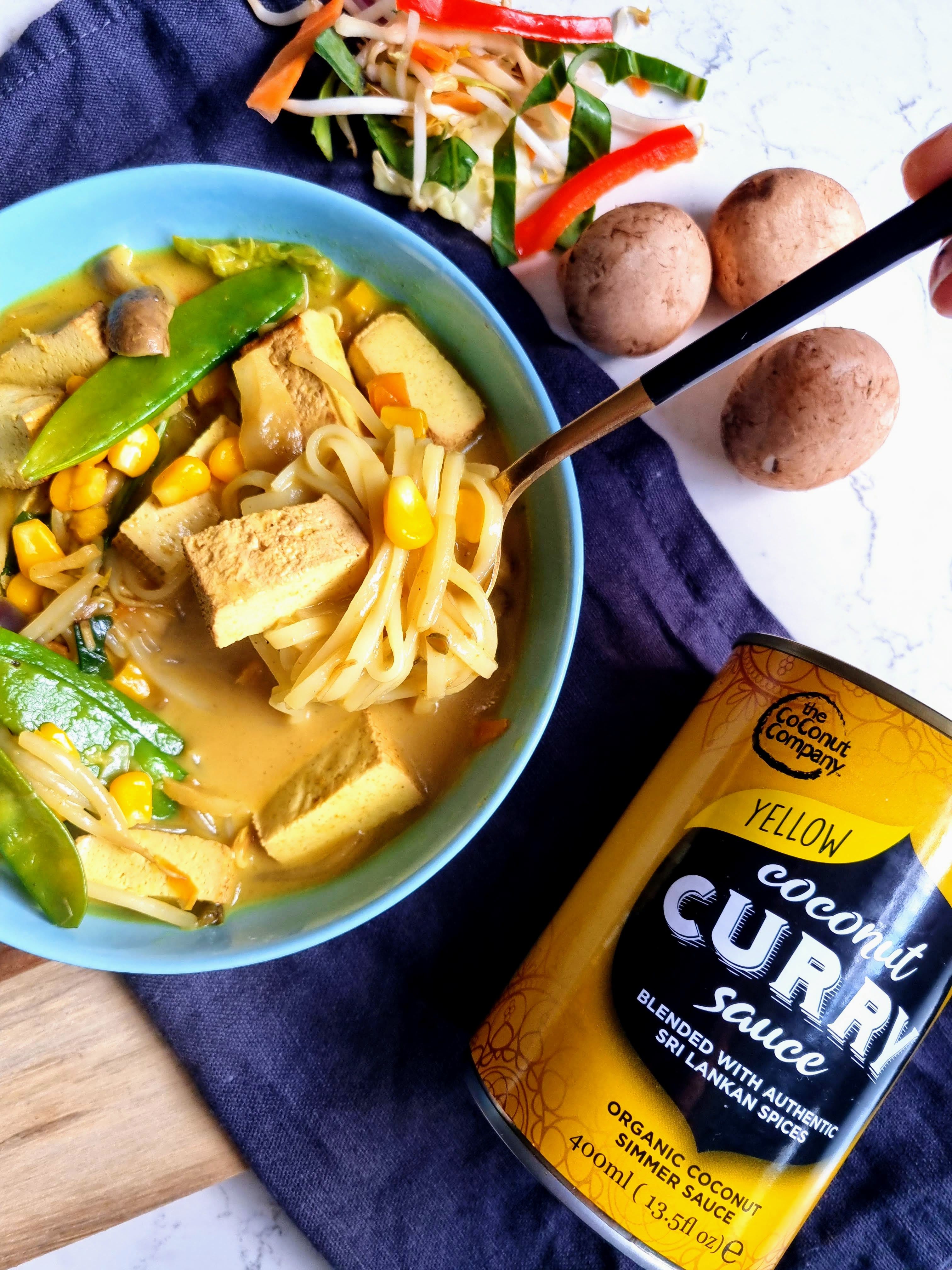 Organic Yellow Curry Coconut Cream - 400ml BPA-Free Can