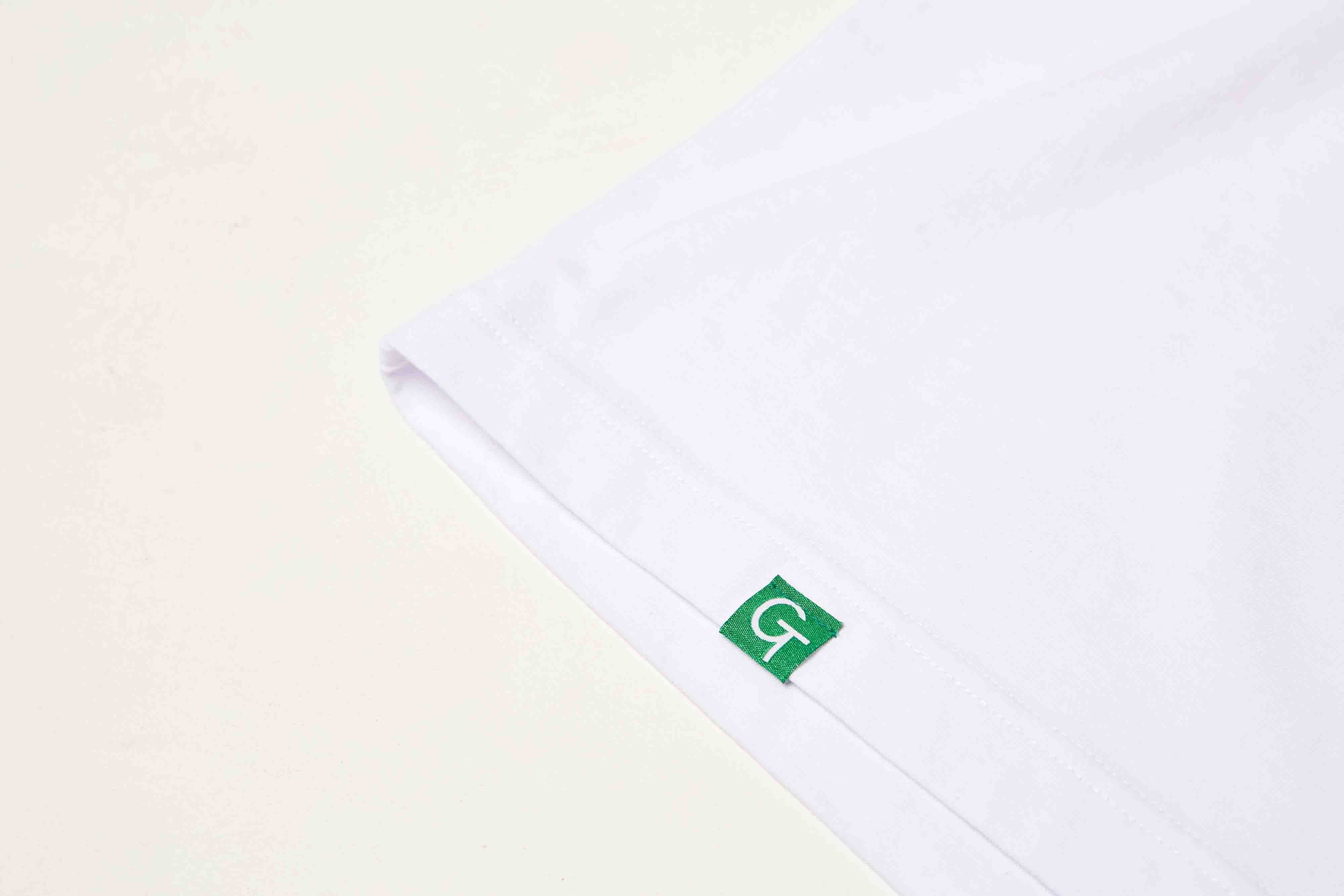 ORGANIC COTTON HEAVY T-SHIRT - WHITE