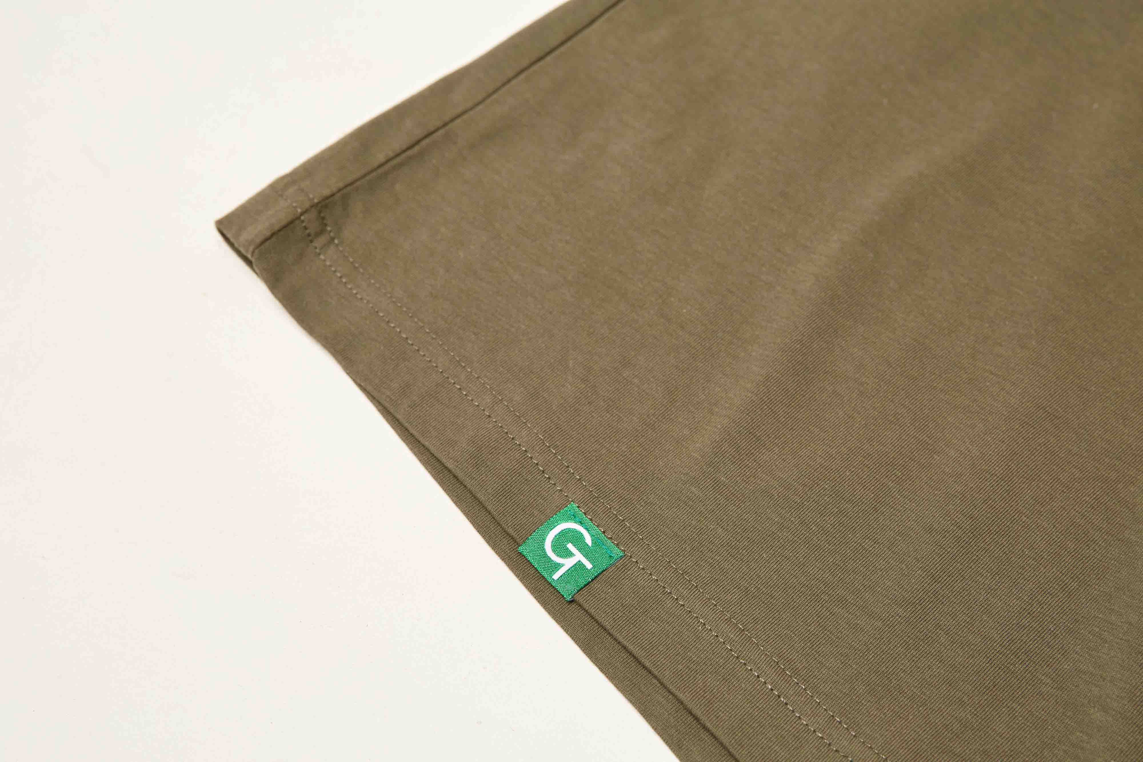 ORGANIC COTTON RELAXED T-SHIRT - KHAKI