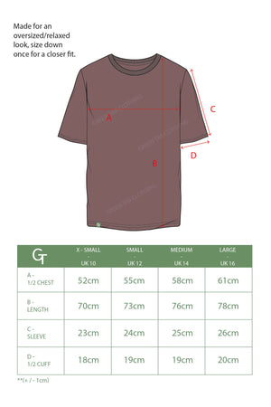 Organic Cotton Heavy T-Shirt - Rose Brown