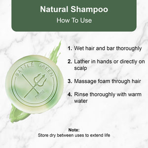 Natural Vegan Shampoo Bar - 55g