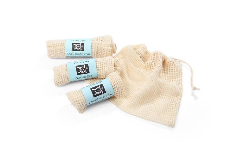 Organic Cotton Mesh Grocery Bag - Turtle Bags