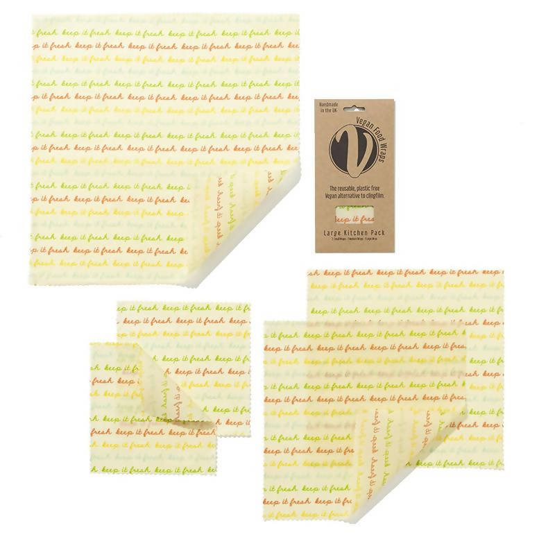 Meadow Beeswax Food Wraps - Large Kitchen Pack