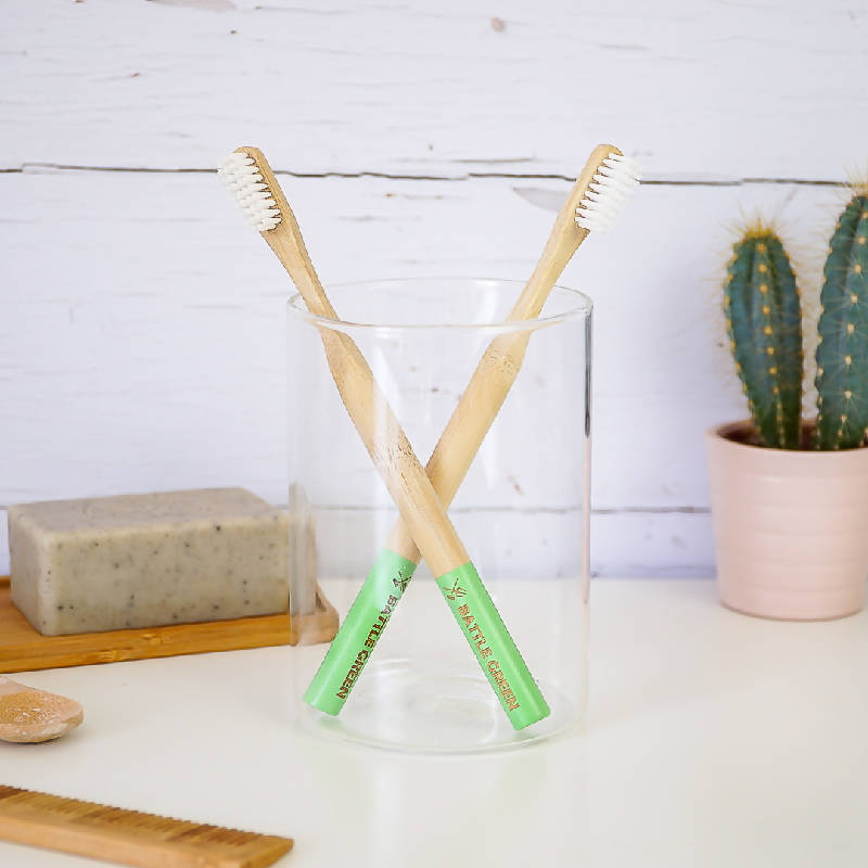 Bamboo Toothbrush (Plant-Based Bristles)