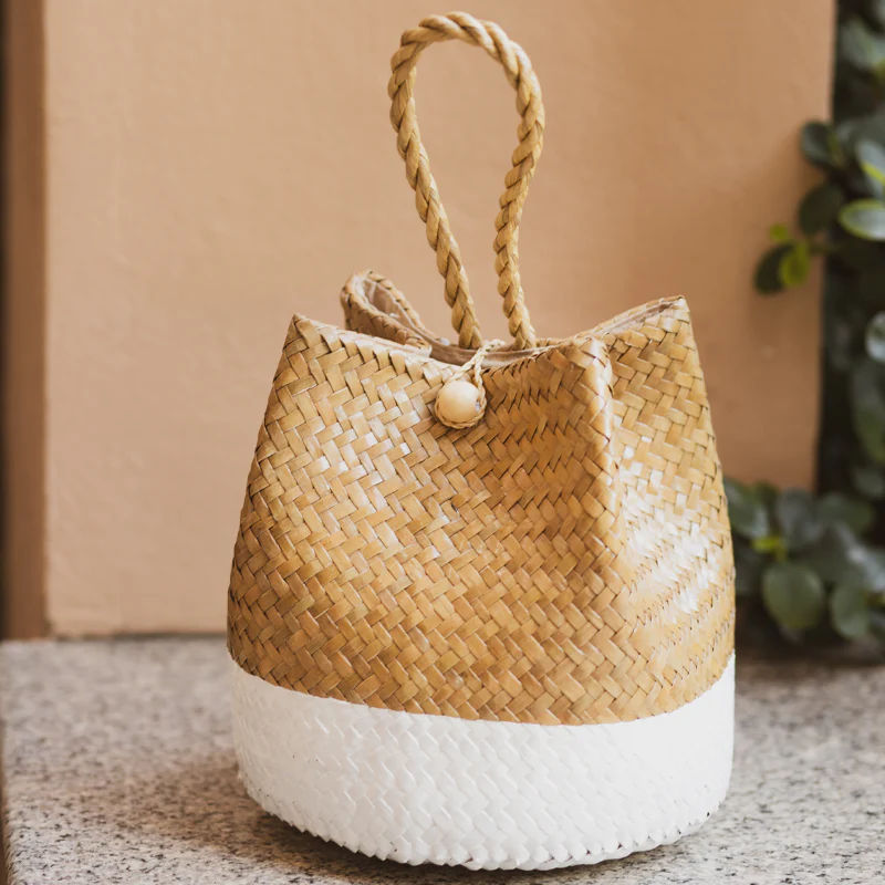 The Bua - Dumpling Straw Bag