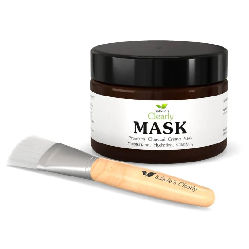 Clearly MASK, Clarifying Deep Pore Cleansing Charcoal Face Mask with Brush Applicator