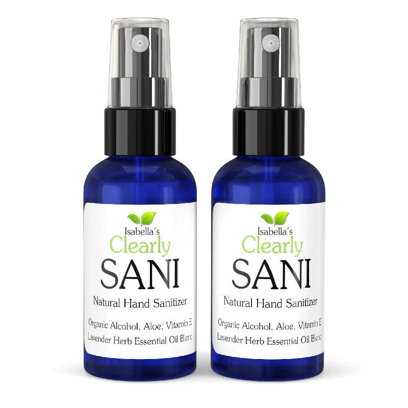 Clearly SANI, Organic Hand Sanitizer with 75% Alcohol, Lavender Herb