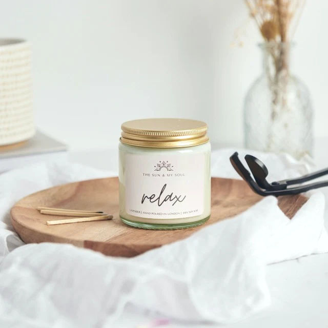 Relax - Lavender Soy Candle